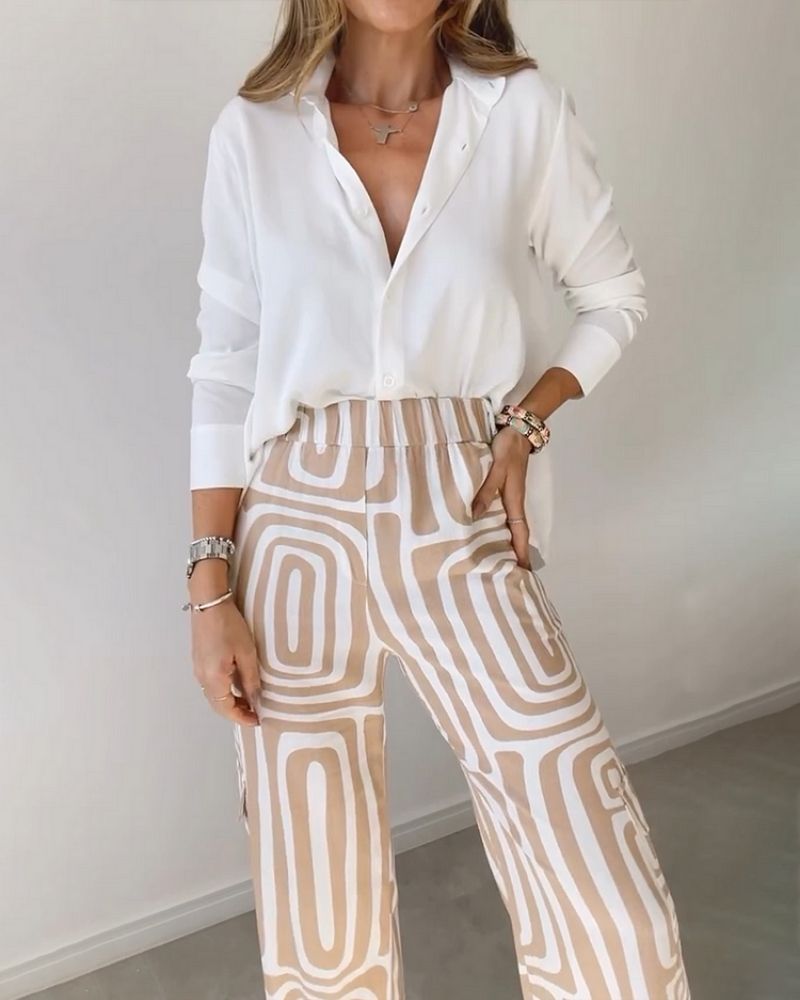 Sheila™ | Schickes zweiteiliges Set aus Hemd und Hose