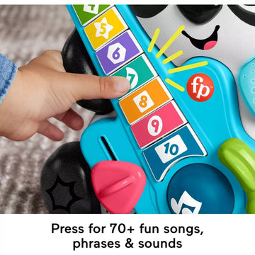 Fisher-Price Link Squad Jam & Count Panda Baby Learning Toy with Music & Lights