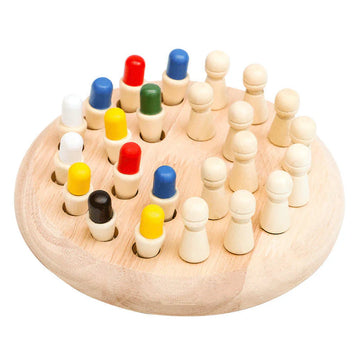 Educational Wooden Memory Chess Game